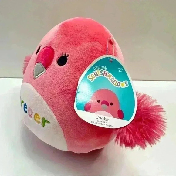 Squishmallows 8" Cookie The Pink Flamingo Kellytoy NEW‎ - Picture 3 of 4